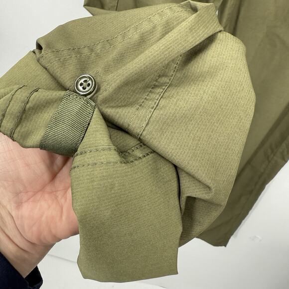 Ripskirt Hawaii Travel Pants size Large Olive Green Lightweight Adjustable - Picture 10 of 11